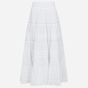 Neo Noir Felicia S Voile Skirt Hvid