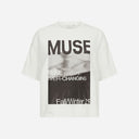 Copenhagen Muse CMMuse-Tee Front Print Jet Stream