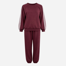 J By J Viscose Sweat Suit Bordeaux