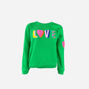 Rosas IS-Multi Double Love Sweatshirt Grass