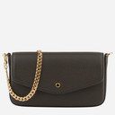 Pourchet Paris 78130 Club Lisse Clutch Marron