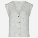Neo Noir Xandra Knit Vest Light Grey