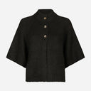 Neo Noir Benuta Fluffy Knit Cardigan Dark Brown