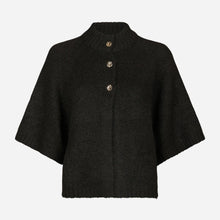 Neo Noir Benuta Fluffy Knit Cardigan Dark Brown