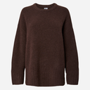 Pieces PCTina LS O-Neck Knit Noos Hot Fudge