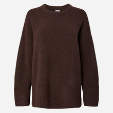 Pieces PCTina LS O-Neck Knit Noos Hot Fudge