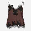 Rouge Edit ROULace Singlet Top Coffee/Meteorite