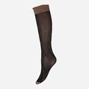 Hype The Detail 46013-4352 Knee High Logo Socks Brown