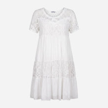 J BY J 83498A Embroidery Dress White