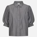 Neo Noir Etta Stripe B Shirt Dark Grey