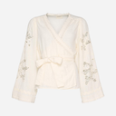 Sissel Edelbo Winfrey Wrap Top Off White