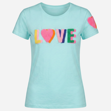 Rosas IS-T-S Double Love T-Shirt S/S Turquise