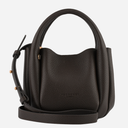 Pourchet Paris 26101 Citrouille Small Leather Bag Marron