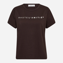 Haute L'Amitié Rub Logo Tee Mocca
