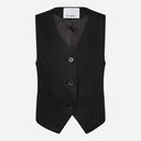 Co Couture SibelleCC Open Back Vest Black