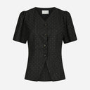 Neo Noir Jules B Pinstripe Blouse Antracit