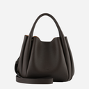 Pourchet Paris 26103 Citrouille Large Leather Bag Marron