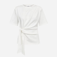 Co Couture OrianeCC Pleat Tie Tee White
