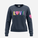 Rosas Is-Multi Double Love SweatShirt Gunmetal