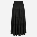 Neo Noir Felicia S Voile Skirt Black