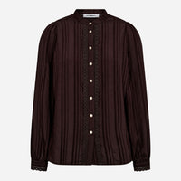 Co Couture KesiCC Lace Shirt Dark Brown