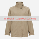 J By J Short Trenchcoat Warm Sand