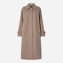 Pieces PCJoella Coat Taupe Gray Melange