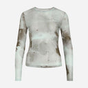 Rouge Edit ROUValley LS Boat Neck Top Aquifer / Dark Olive