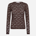 Co Couture PenolaCC O-Neck Blouse Brown