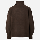 Pieces PCMalou LS Rollneck Knit Noos Hot Fudge