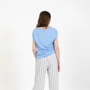 COSTER COPENHAGEN CCH1101 V-NECK T-SHIRT 588 POWDER BLUE