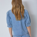 Co Couture AsjaCC Denim Blouse Denim Blue