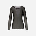 Coster Copenhagen Eve Mesh Blouse Black