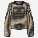 Pieces PCAda LS O-Neck Knit Asphalt