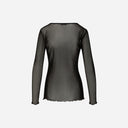 Coster Copenhagen Eve Mesh Blouse Black