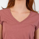 Coster Copenhagen CCH1101 V-Neck T-Shirt 696 Apple Butter