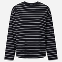 Pieces PCSadie LS Top Jrs Noos Black Stripes New Cloud Dancer