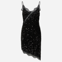 Pieces PCKammy Strap Lace Dress Black