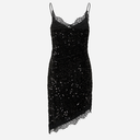 Pieces PCKammy Strap Lace Dress Black