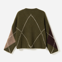 Noella Lai Knit Avocado Green Mix