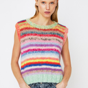 DAWN x DARE Cooper Mohair Handknit Vest Multi