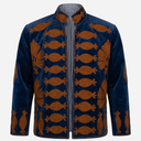 J By J Embroidery Unique Jacket No. 12 Navy