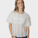 Neo Noir Kiril S Voile Blouse White