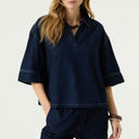 Garcia U260036 Ladies Shirt Rinsed