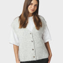 Neo Noir Xandra Knit Vest Light Grey