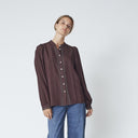 Co Couture KesiCC Lace Shirt Dark Brown