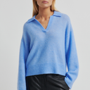 Second Female Bruuk Knit Collar Frozen Fjord