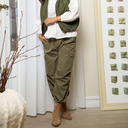 Marta Du Chateau MdcVanilla bukser i army grøn-2