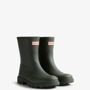 Hunter Unisex Downpour Short Boots Dark Olive