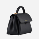 Pourchet Paris 25096 Cowhide Leather Bag Noir